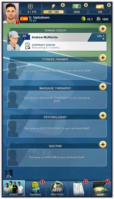 TOP SEED Tennis Manager 2018 android App screenshot 3